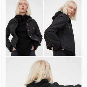‼️Last chance by Feb 5‼️ &Denim black denim jacket